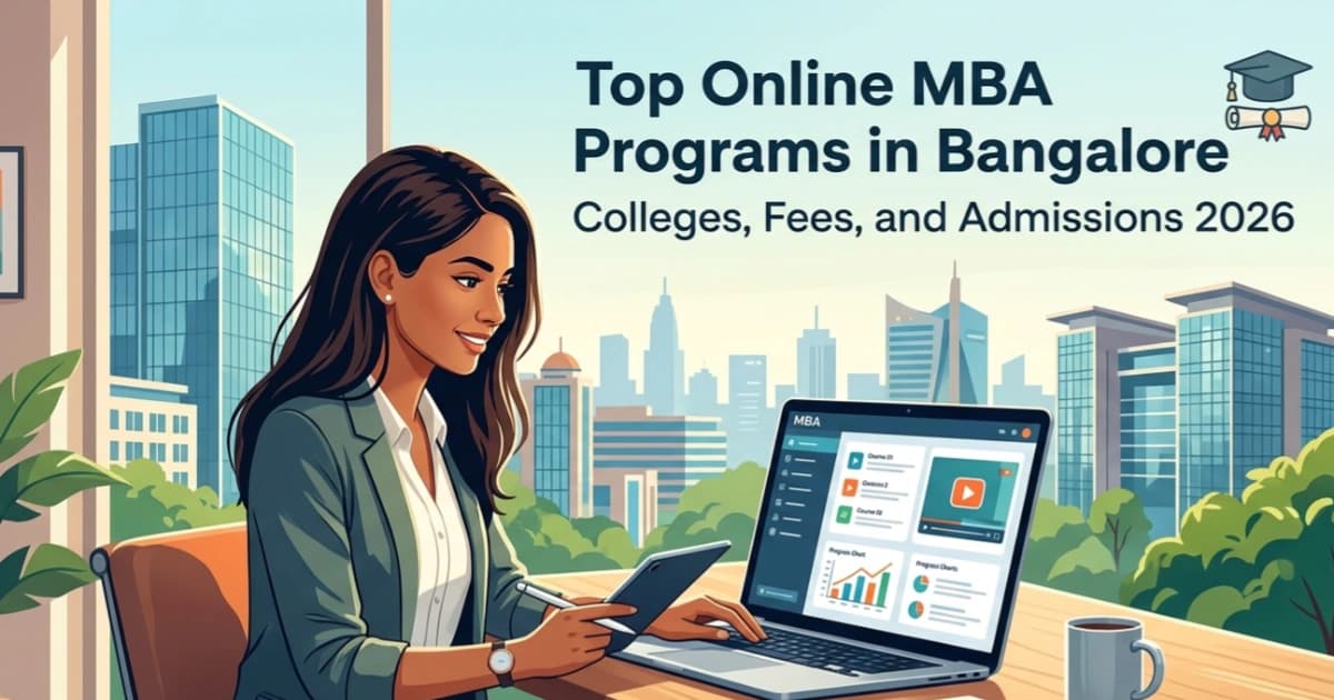 Top 10 Online MBA Programs in Bangalore: Colleges, Fees, and Admissions 2026