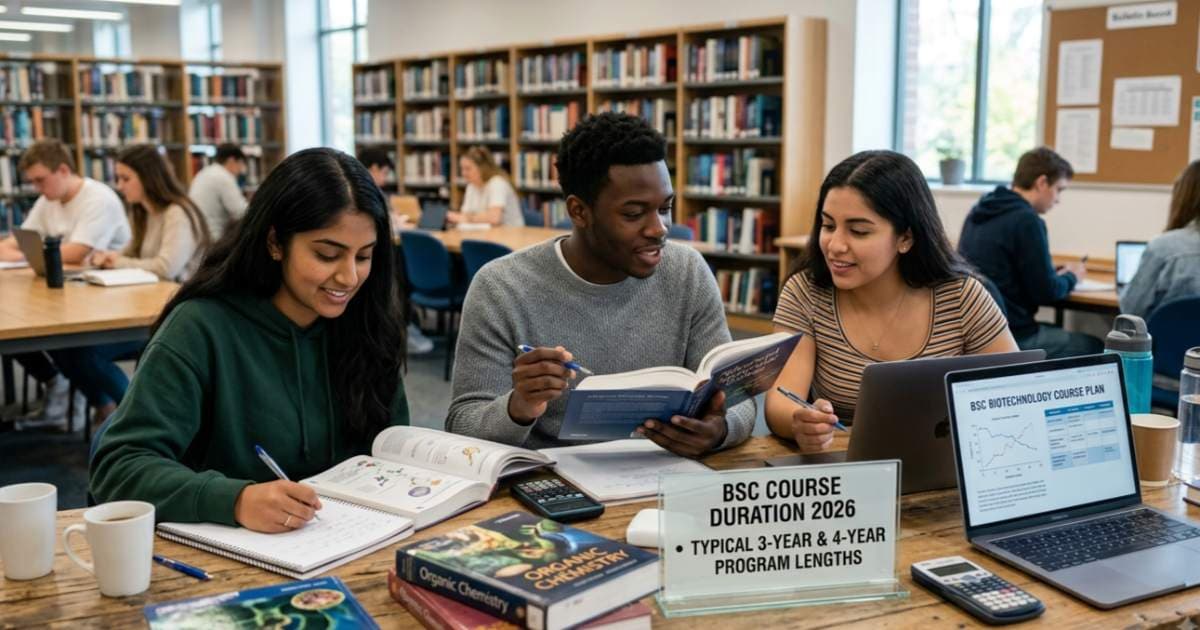 BSc Course Duration 2026: Typical 3-Year & 4-Year Program Lengths