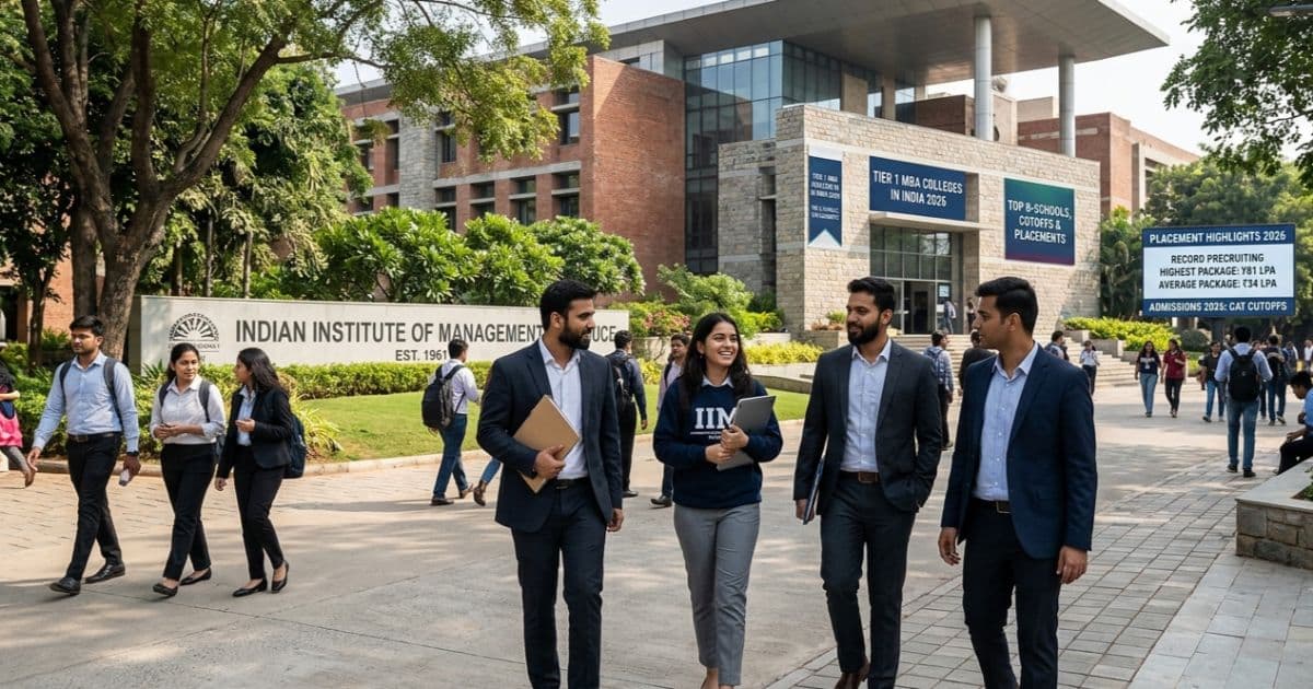 Top 10 Tier 1 MBA Colleges in India 2026: Top B-Schools, Non-IIMs, Cutoffs & Placements