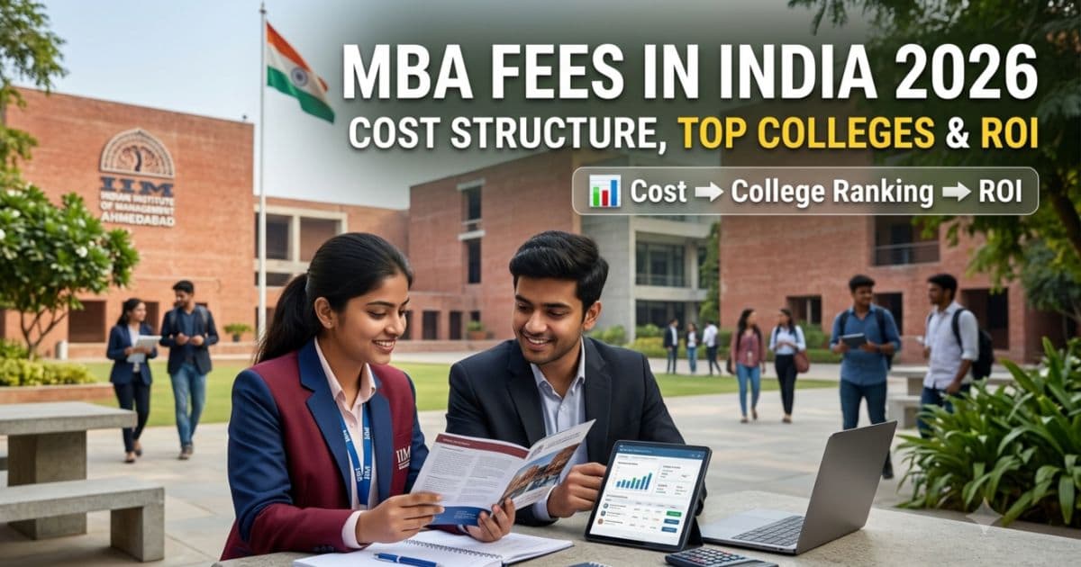 MBA Fees in India 2026: Cost Structure, Top Colleges & ROI