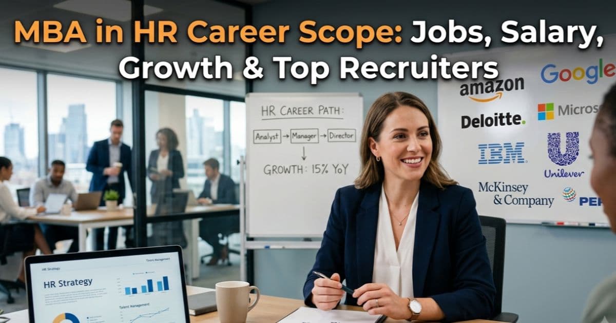 MBA in HR Career Scope 2026: Jobs, Salary, Growth & Top Recruiters