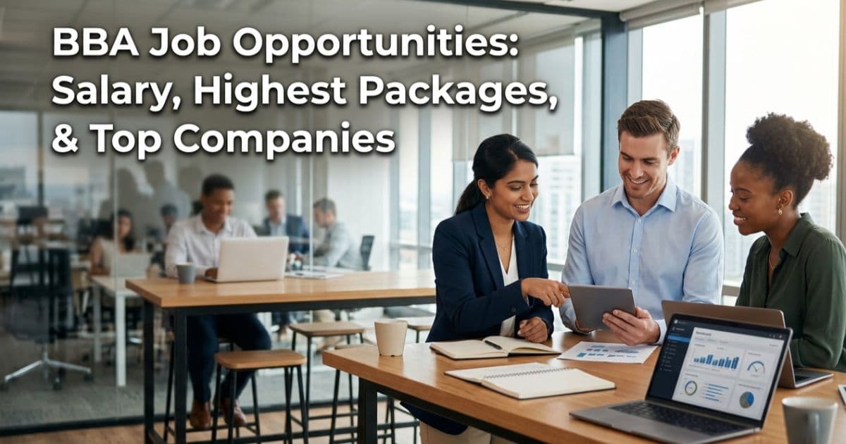 BBA Job Opportunities 2026: Salary, Highest Packages, & Top Companies