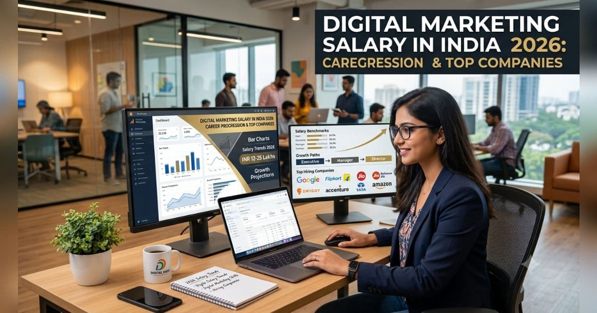 Digital Marketing Salary in India 2026: Career Progression & Top Companies