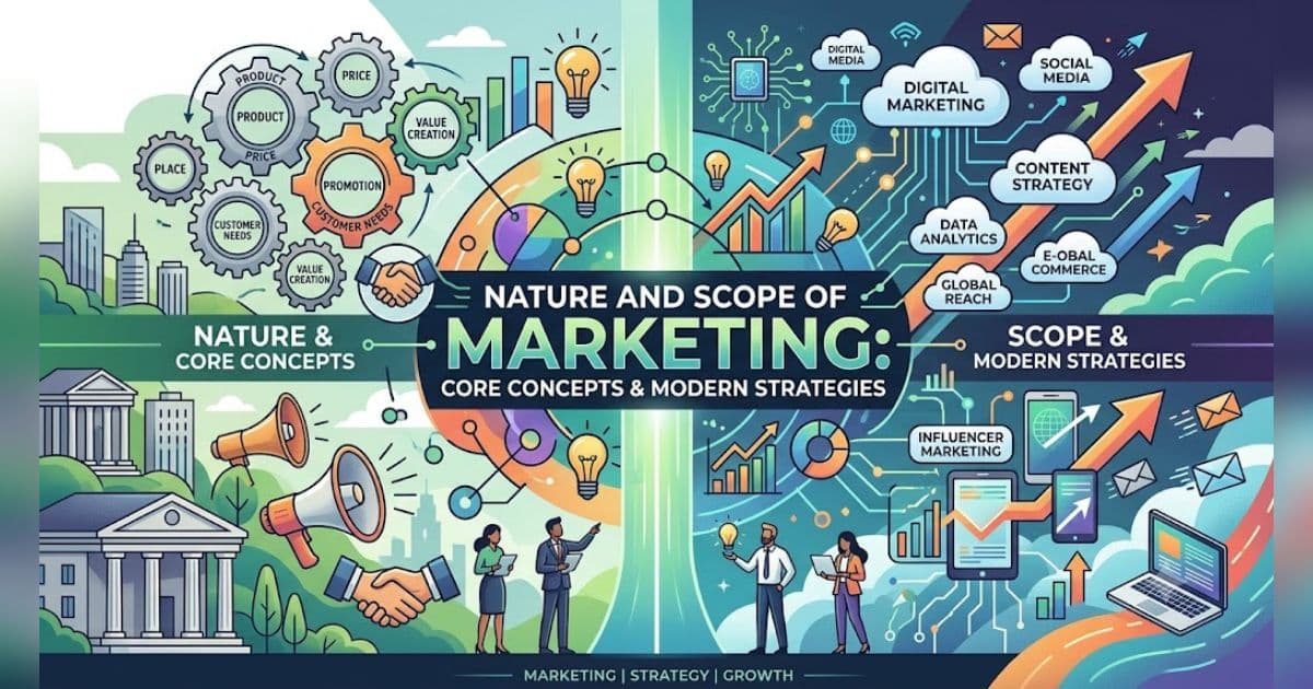 Nature and Scope of Marketing: Core Concepts & Modern Strategies 2026