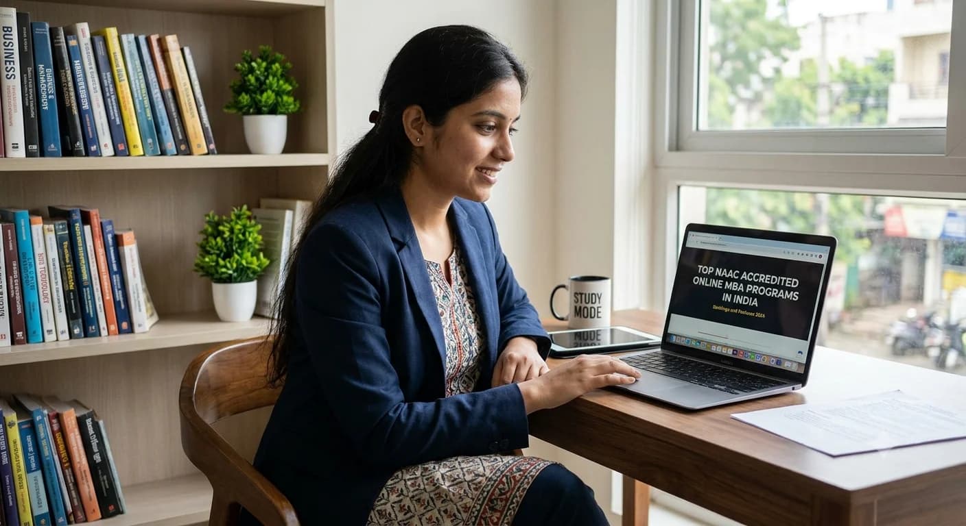Top NAAC Accredited Online MBA Programs in India for 2026