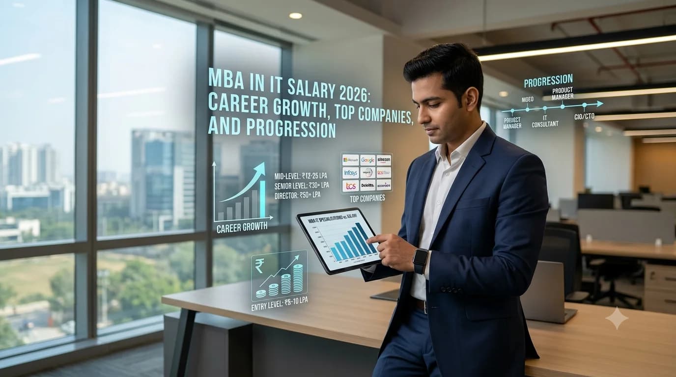 MBA in IT Salary 2026: Career Growth, Top Companies, and Progression